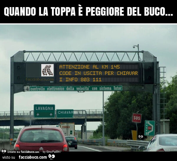Quando la toppa è peggiore del buco