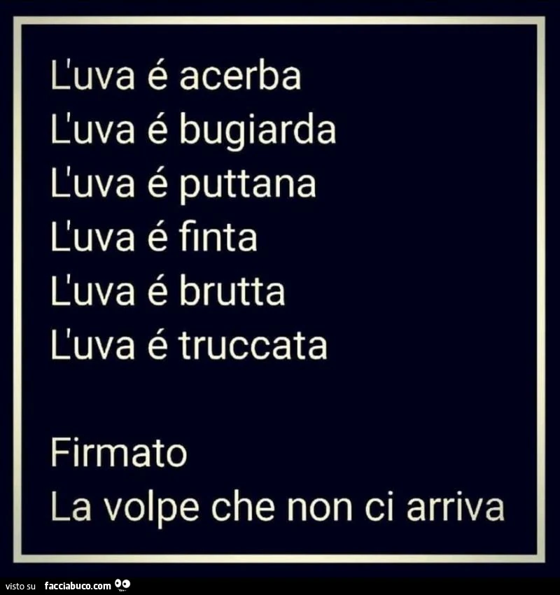 Quando il culo rode