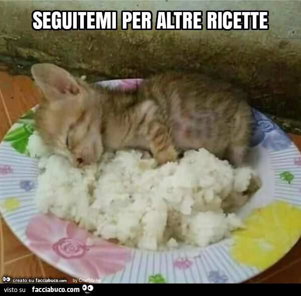 Seguitemi per altre ricette