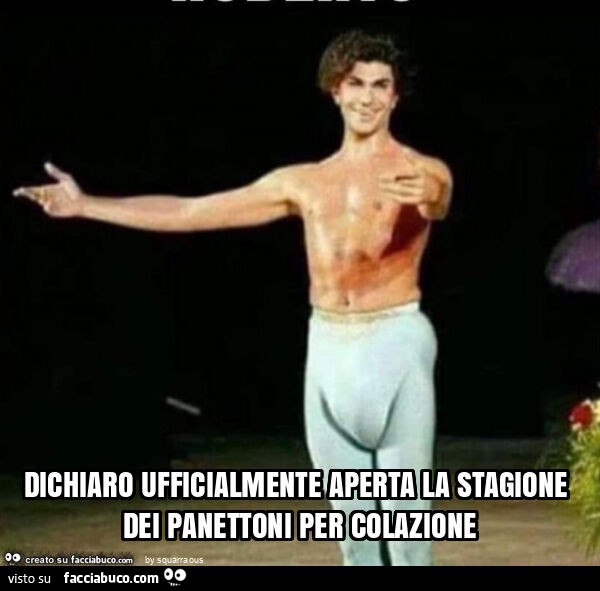 Dichiaro ufficialmente aperta la stagione dei panettoni per colazione