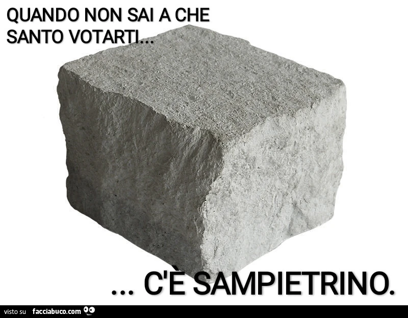 Quando non sai a che santo votarti