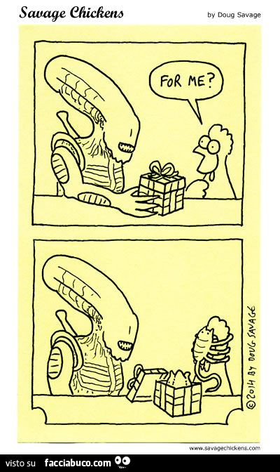 Savage Chickens… regino da Alien