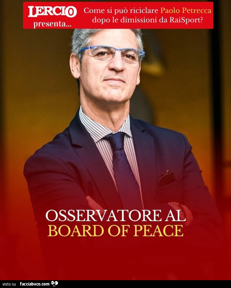 Osservatore al board of peace