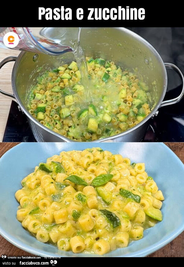 Pasta e zucchine
