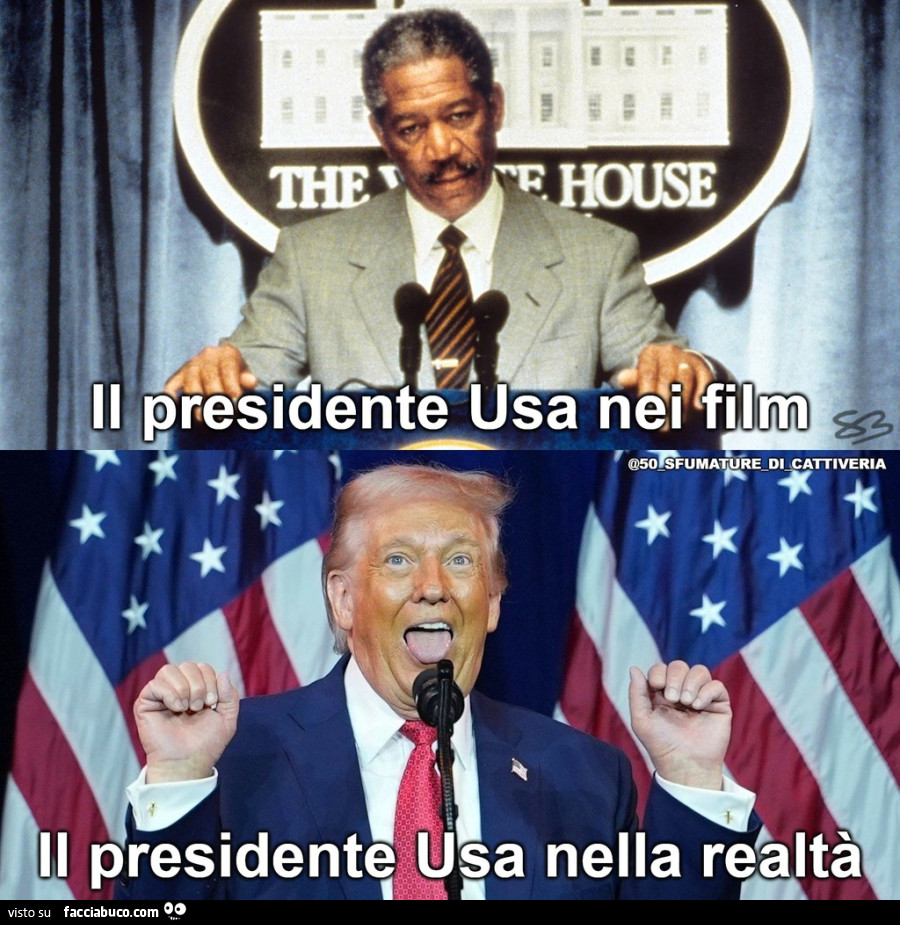 Il presidente Usa nella realtร