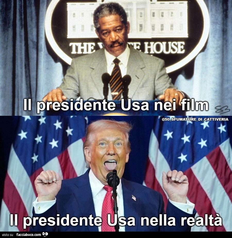 Il presidente Usa nella realtà