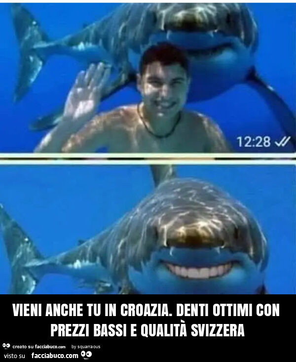 Vieni anche tu in croazia. Denti ottimi con prezzi bassi e qualità svizzera