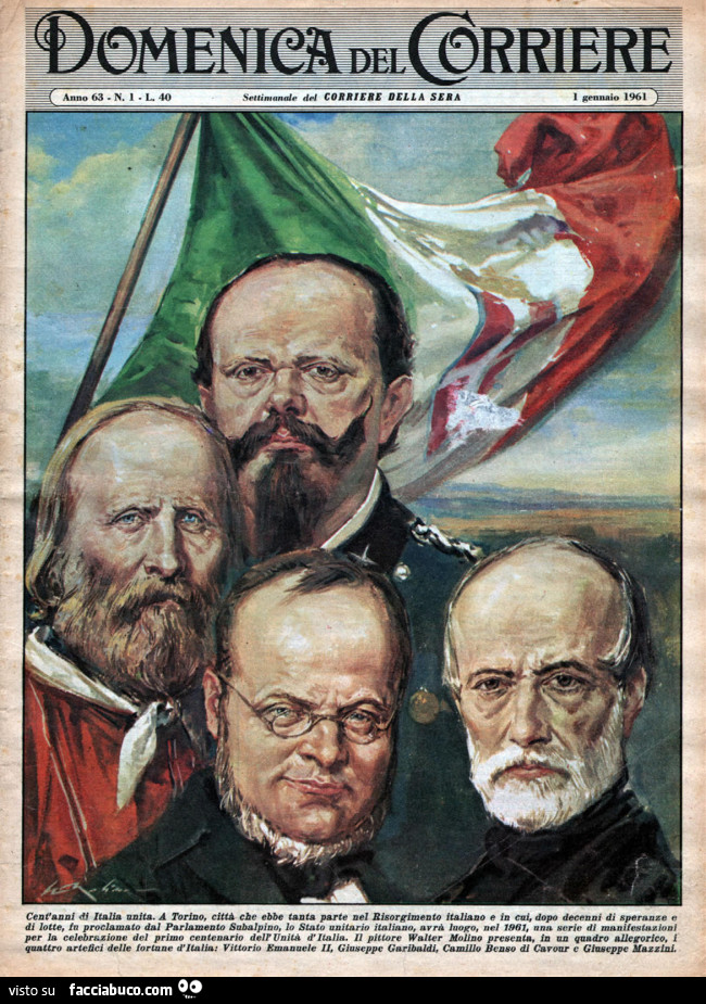 17/03/1871. Vittorio Emmanuele di Savoia Re Italia