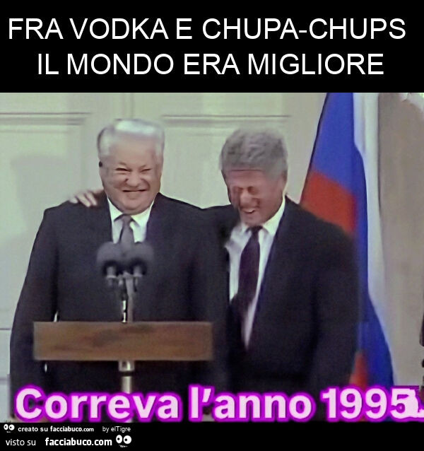 Fra vodka e chupa-chups il mondo era migliore