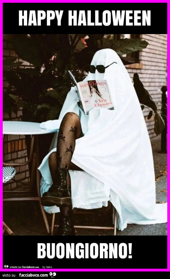 Happy halloween buongiorno