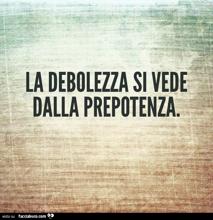 Debolezza