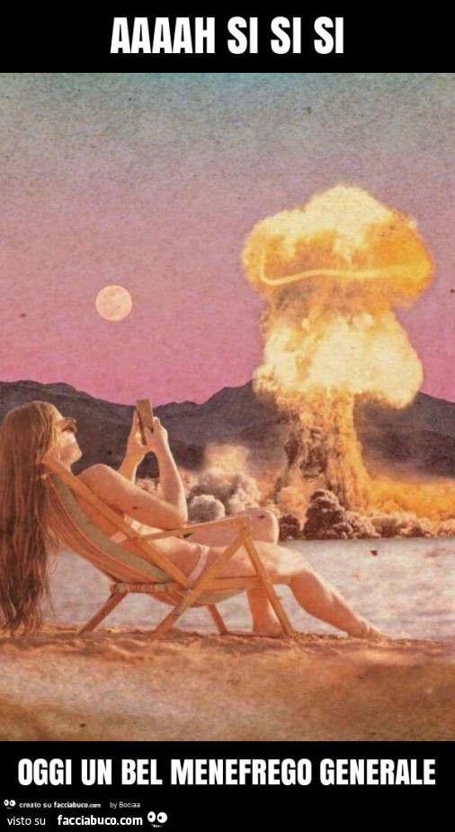 Aaaah si si si oggi un bel menefrego generale