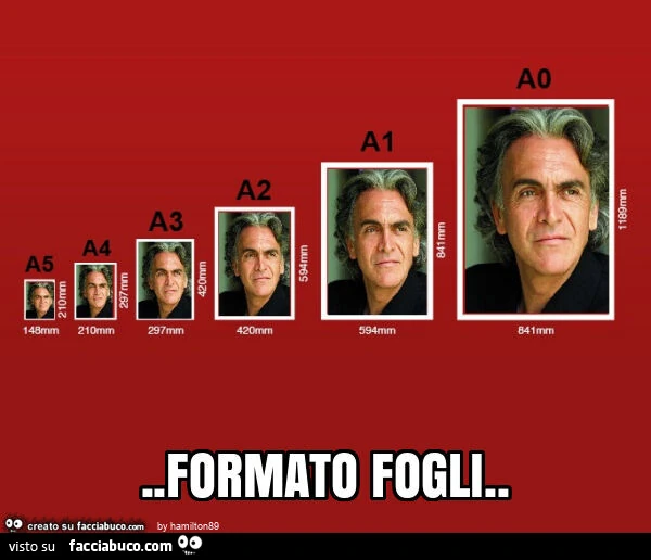 Formato fogli