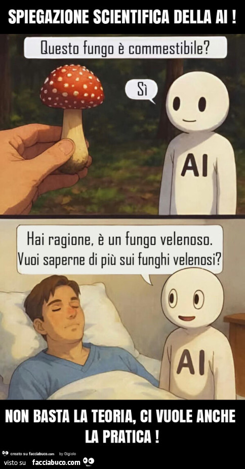 Spiegazione scientifica della ai! Non basta la teoria, ci vuole anche la pratica