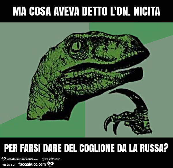 Ma cosa aveva detto l'on. Nicita per farsi dare del coglione da la russa?