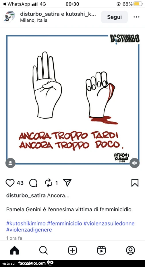 Ancora troppo tardi, ancora troppo poco