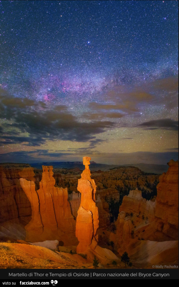 Martello di Thor e Tempio di Osiride. Bryce Canyon National Park, Utah
