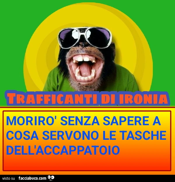 Morirò senza sapere a cosa servono le tasche dell accappatoio