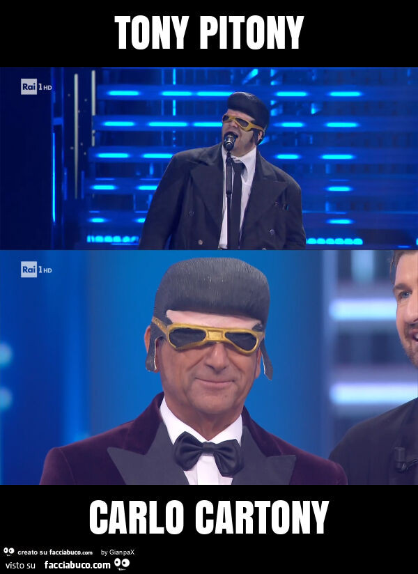 Tony pitony carlo cartony