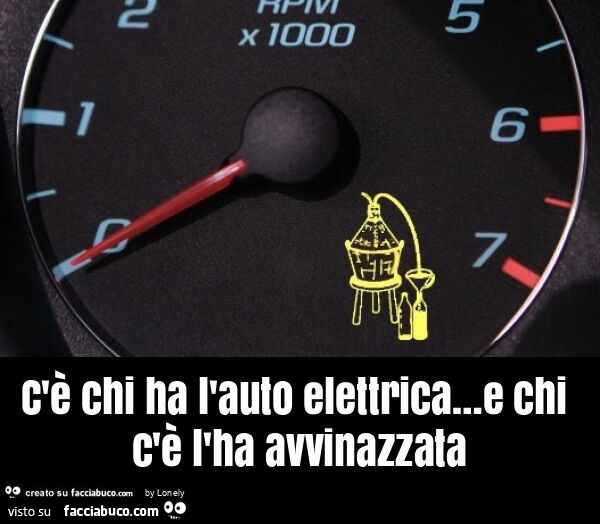 C'è chi ha l'auto elettrica… e chi c'è l'ha avvinazzata