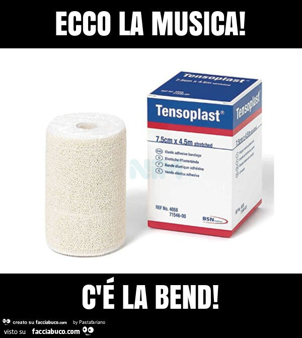 Ecco la musica! C'é la bend