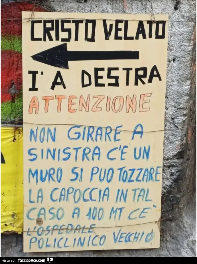 Indicazioni chiare