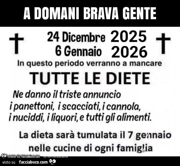 A domani brava gente