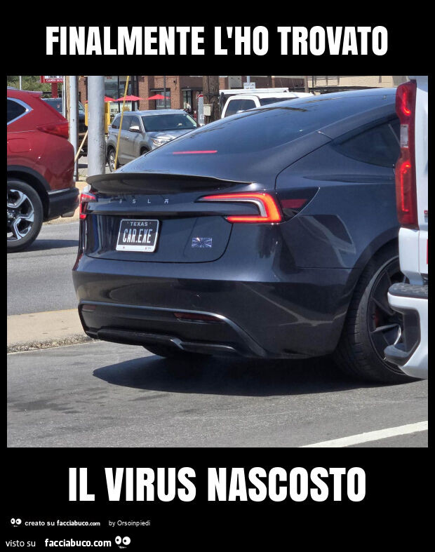 Finalmente l'ho trovato il virus nascosto