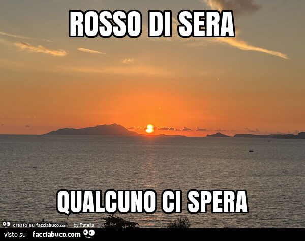 Rosso di sera