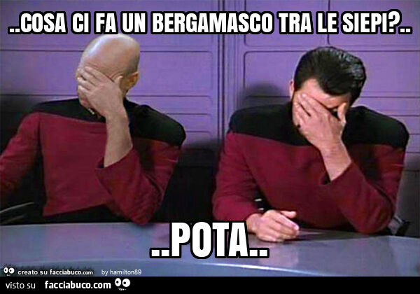 Cosa ci fa un bergamasco tra le siepi? … pota