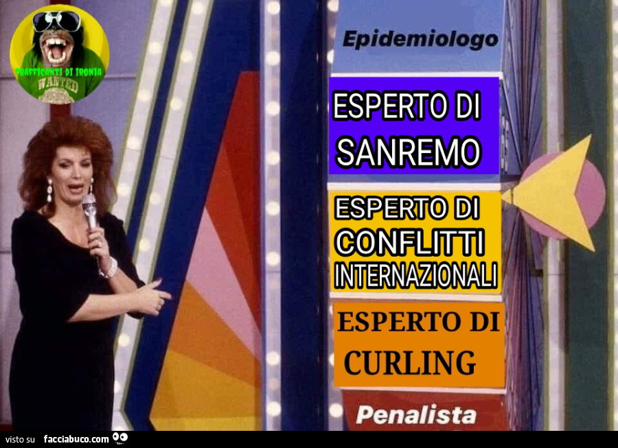 Esperto di conflitti internazionali esperto di Sanremo esperto di curling