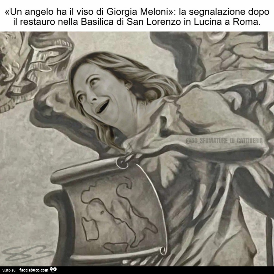Un angelo ha il viso di Giorgia Meloni
