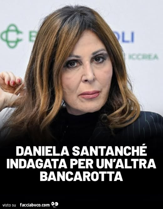 Daniela Santanchè indagata per un'altra bancarotta