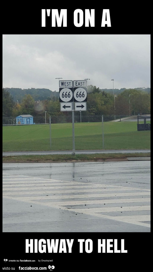 Ìm on a higway to hell