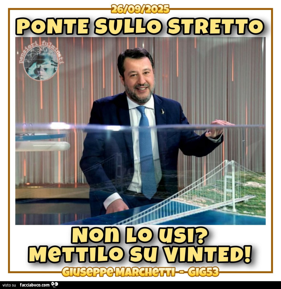 Ponte stretto Messina Salvini