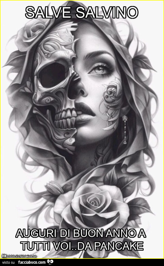Salve salvino auguri di buon anno a tutti voi. Da pancake