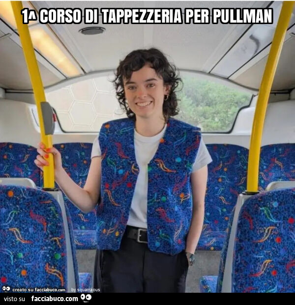 1^ corso di tappezzeria per pullman