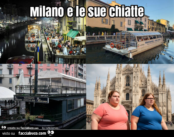 Milano e le sue chiatte