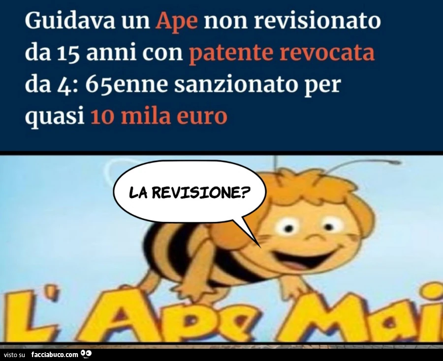 L'ape mai