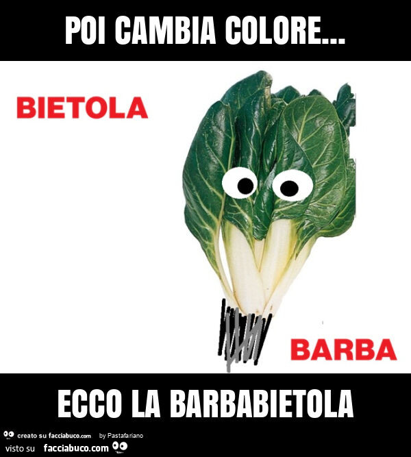 Poi cambia colore&hellip; ecco la barbabietola