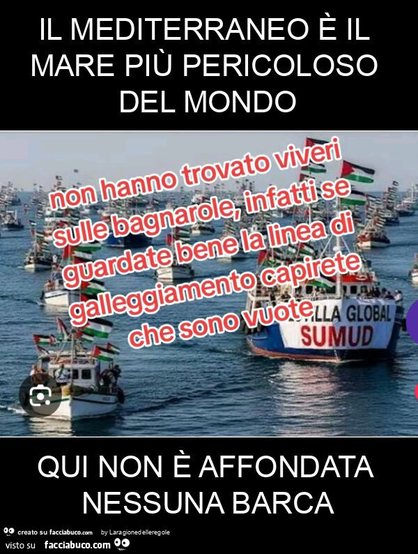 Il mediterraneo è il mare più pericoloso del mondo qui non è affondata nessuna barca