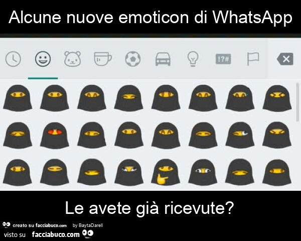 Alcune nuove emoticon di whatsapp le avete già ricevute?