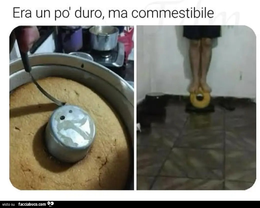 Era un po' duro ma commestibile