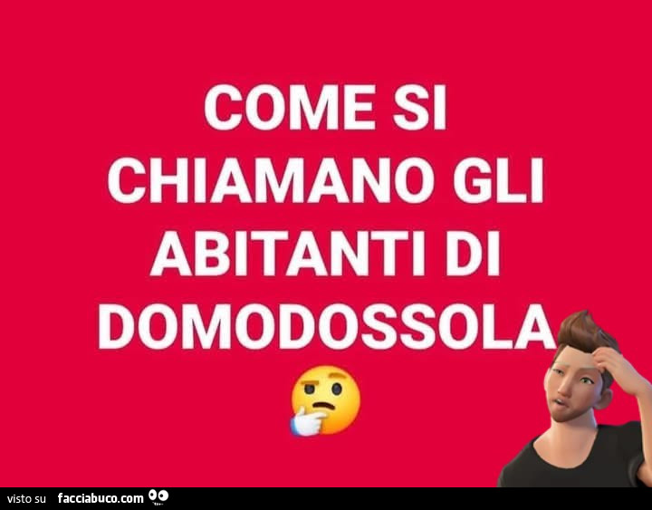 Come si chiamano gli abitanti di domodossola