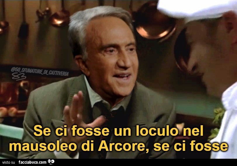 Se ci fosse un loculo nel mausoleo di Arcore