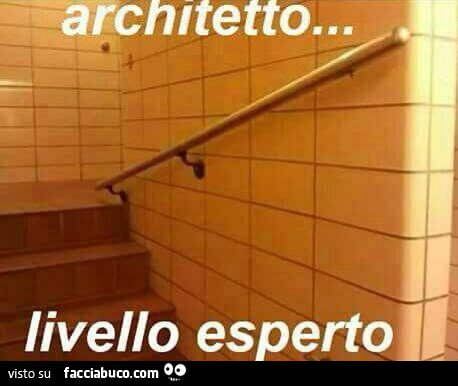 Architetto… livello esperto