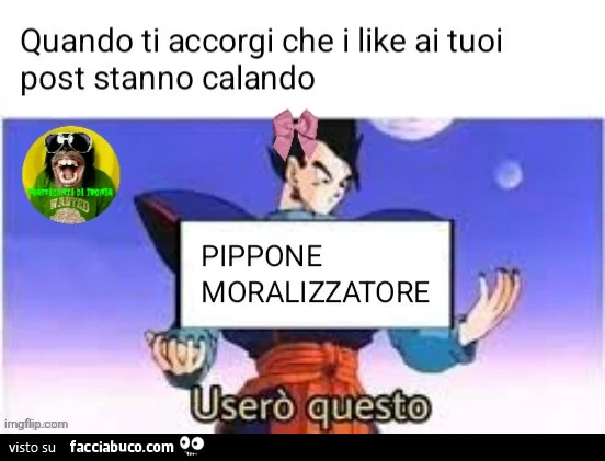 Quando ti accorgi che i like ai tuoi post stanno calando