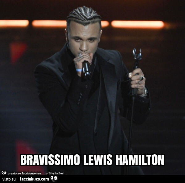 Bravissimo lewis hamilton