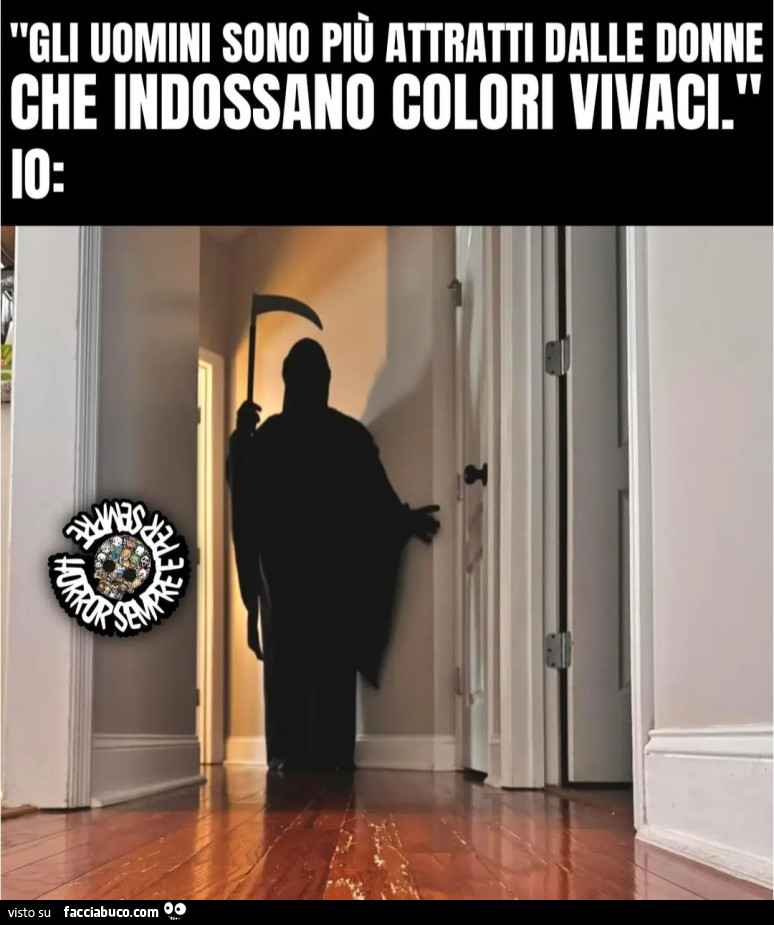 Gli uomini sono più attratti dalle donne che indossano colori vivaci io morte nero