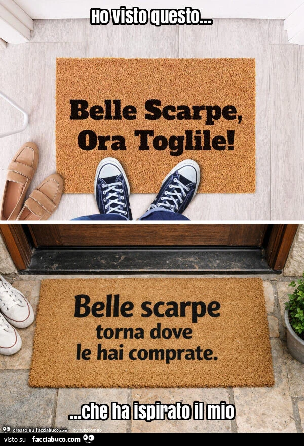Ho visto questo… che ha ispirato il mio